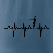 EKG tanečnice salsy