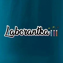 Laborantka a zkumavky