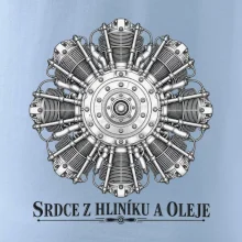 Srdce z hliníku a oleje
