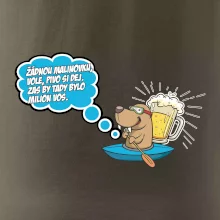 Žádnou malinovku, ale pivo