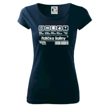 Čárový kód - řidička šaliny