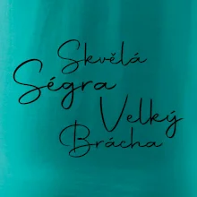 Velký brácha - nápis na zádech