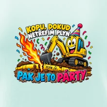 Bagrista kope dokud netrefí plyn