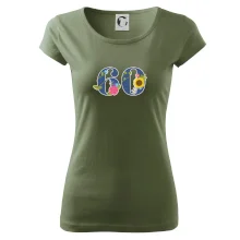 Květinové číslo kreslené - 60