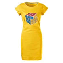 Rubikova kostka kreslená