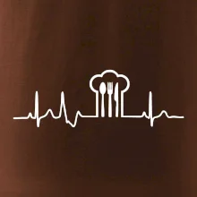 EKG kuchař čepice a příbory