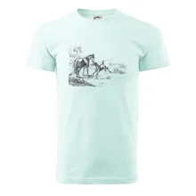 Kůň a hříbě malované