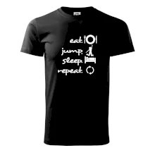 Eat jump sleep repeat Eat jump sleep repeat