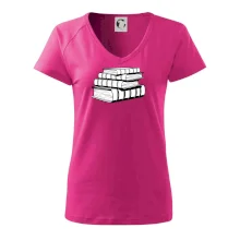 Knihy černobílé na sobě