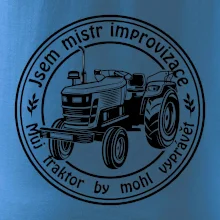 Mistr improvizace starý traktor