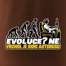 Evoluce vrchol je řidič autobusu