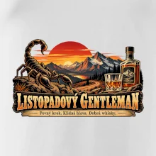 Listopadový gentleman whisky a horský západ slunce