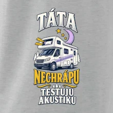 Táta nechrápu testuju akustiku rodinná alkovna