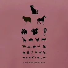 Oční test zvířatka