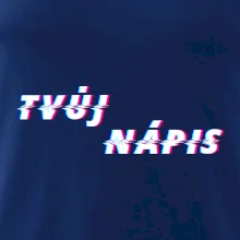 Glitch font - tvůj nápis