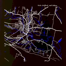 Dvůr Králové nad Labem mapa s vodními toky
