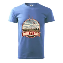 Liblice B bortící se věže moje 11 září retro odznak