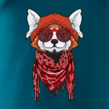 Červená panda hipster