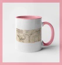 Mapa Báňské dráhy z Moravské Ostravy do Doubravy