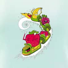 Milkshake vlak kreslený (Pecka design)