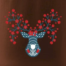 Folklor - jelen s červenými plody