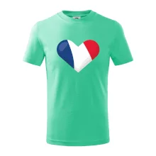 Francouzská vlajka srdce