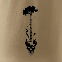 Kytara strom a lebka