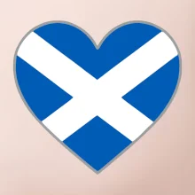 Skotské srdce na prso