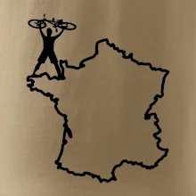 Cyklista nad Francií