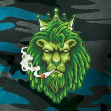 Zhulený lev zelený