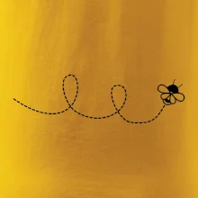 Dráha letu včely - smyčka