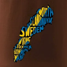 Mapy - názvy měst - Švédsko