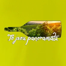 To jsou panoramata vinice