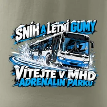 Sníh a letní gumy MHD adrenalin park
