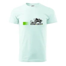 Kombajnista zelená a žlutá