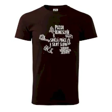 Pozor řemeslník skvělá práce silný slova