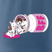 Bullterrier Friends Forever růžové (Pecka design)