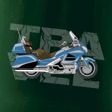 Cestovní motorka Amerika modrá