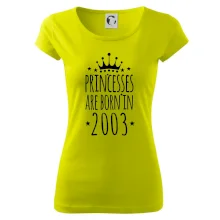 Princesses are born in 2003 Princesses are born in 2003
