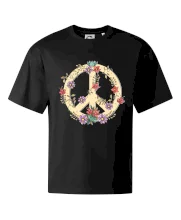 Peace symbol pískový