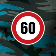 Dopravní značka - omezení rychlosti 60 Dopravní značka - omezení rychlosti 60