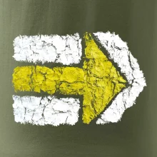 Párová turistická značka žlutá