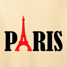 Paris nápis Eiffelova věž