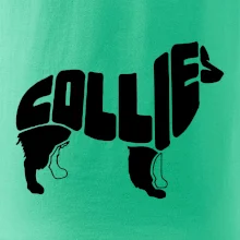 Border kolie písmo v těle