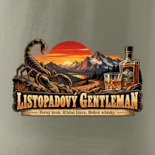 Listopadový gentleman whisky a horský západ slunce
