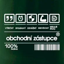 Čárový kód obchodní zástupce