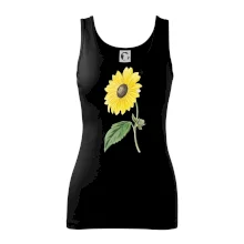 Slunečnice otočená