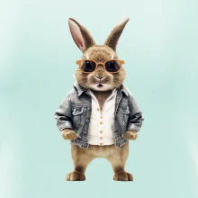 Králík v bundičce