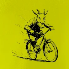 Drsný kozel na kole