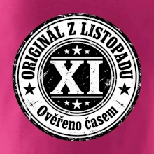 Originál z listopadu černobílá pečeť XI